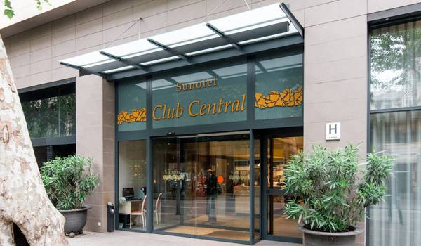 Façade  Sunotel Club Central en Barcelona